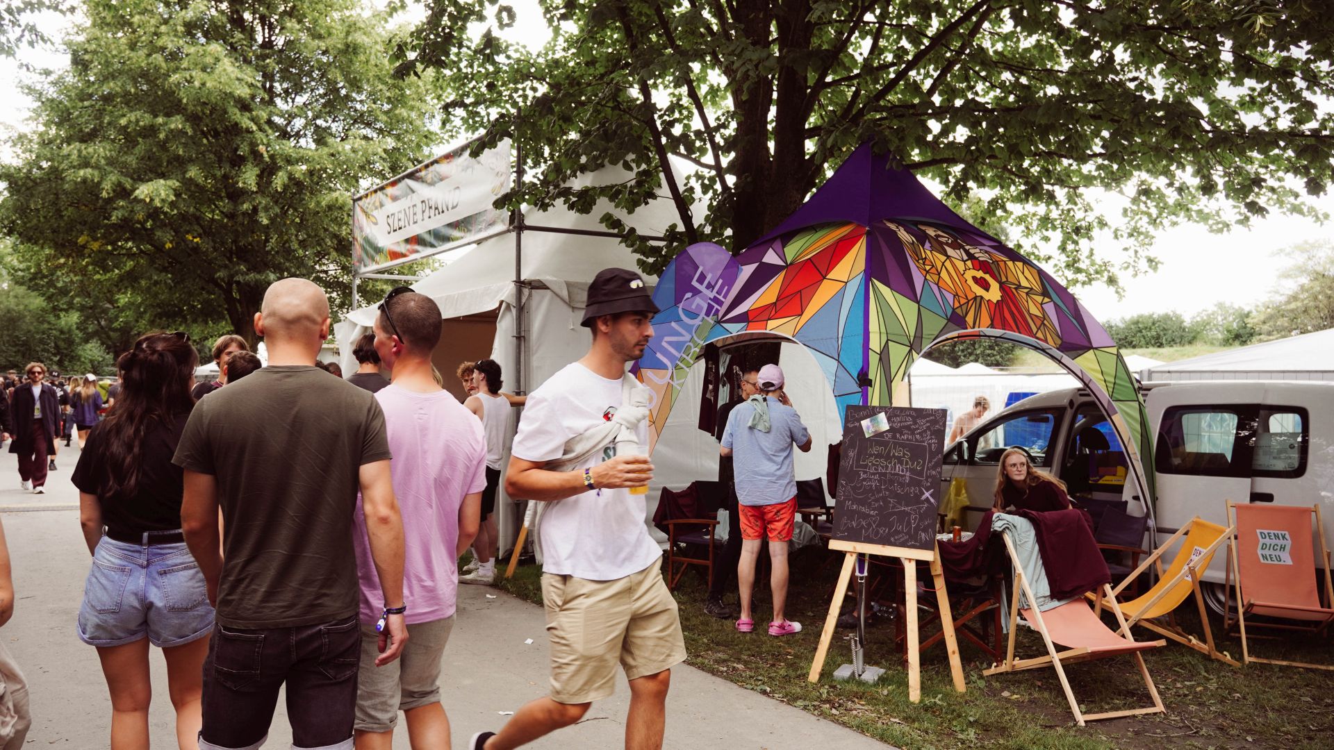 Mit der PopUpChurch auf dem Szeneopenair.