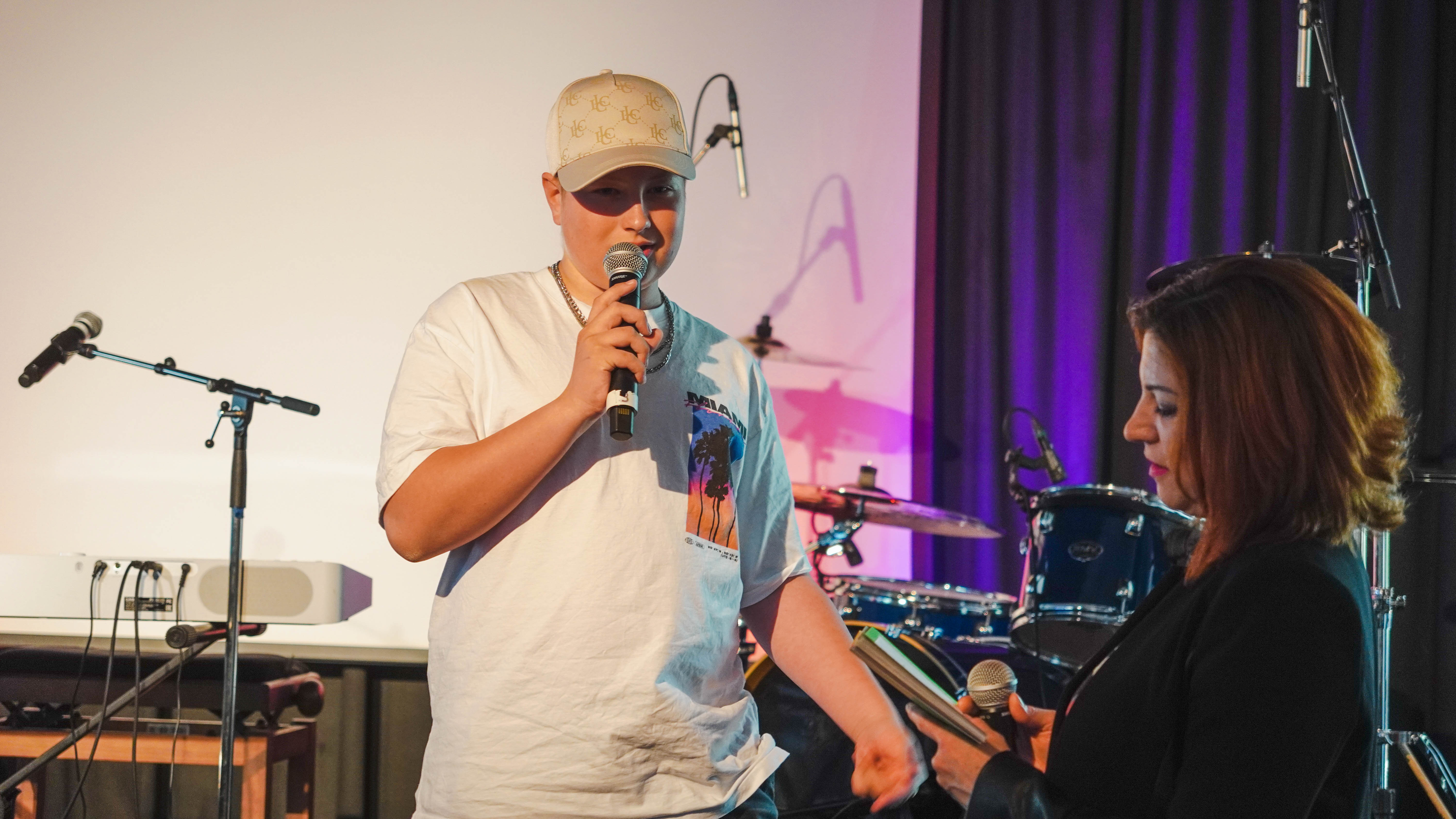 Die Gewinner*innen des Blessing Song Contest präsentierten ihr Können.